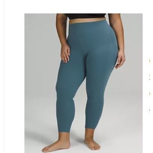 lululemon Align™ High-Rise Pant with Pockets 25" Capture Blue Size 18